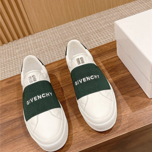 High Quality Luxury Givenchy Elastic Metal Buckle White Shoes – Style 26915 alternate view