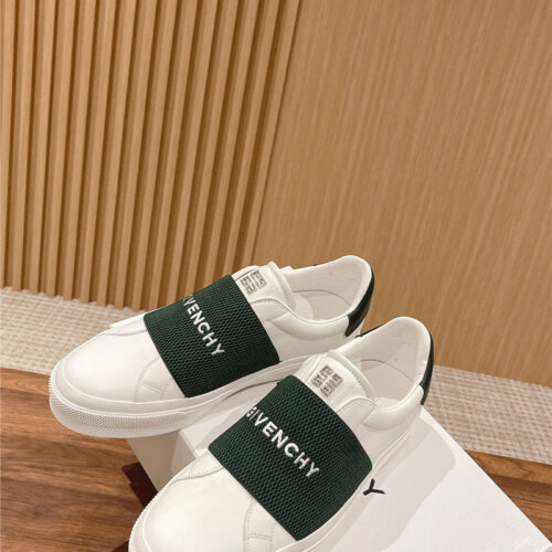High Quality Luxury Givenchy Elastic Metal Buckle White Shoes – Style 26915 product detail