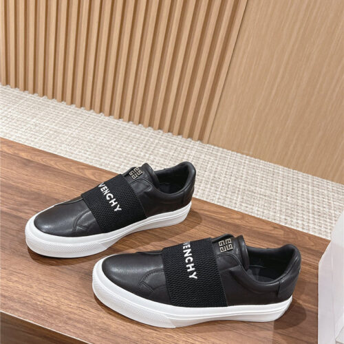 High Quality Luxury Givenchy Elastic Metal Buckle White Shoes