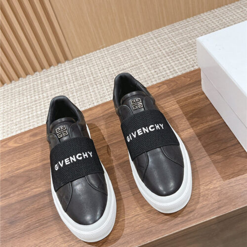 High Quality Luxury Givenchy Elastic Metal Buckle White Shoes alternate view