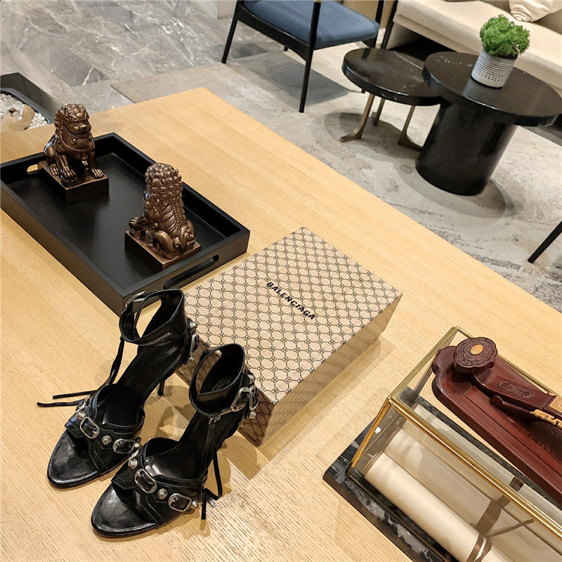 High Quality Luxury Balenciaga Studded Fishmouth Sandals – Style 39779 product detail