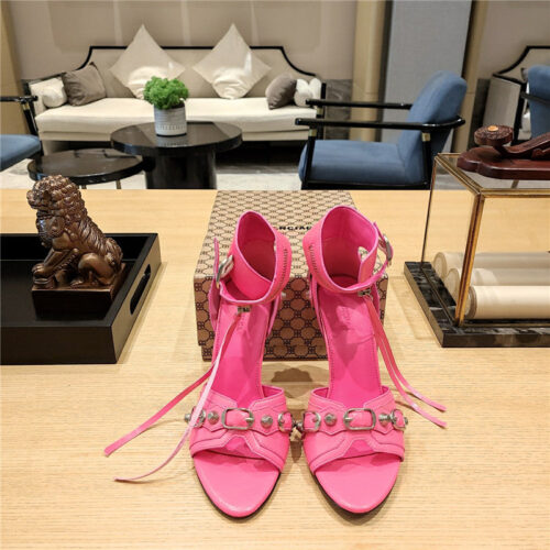 High Quality Luxury Balenciaga Studded Fishmouth Sandals – Style 74243 alternate view