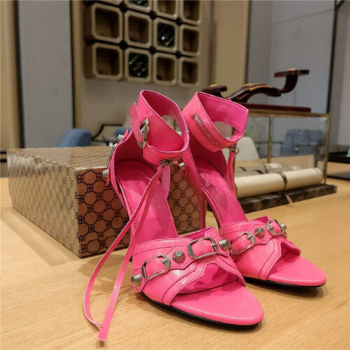 High Quality Luxury Balenciaga Studded Fishmouth Sandals – Style 74243