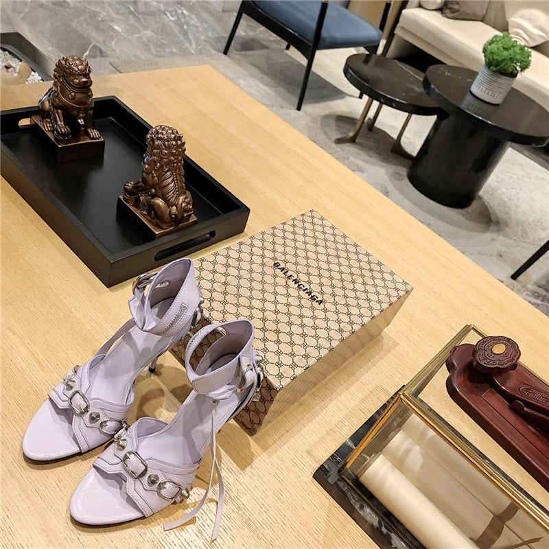 High Quality Luxury Balenciaga Studded Fishmouth Sandals – Style 10403 product detail
