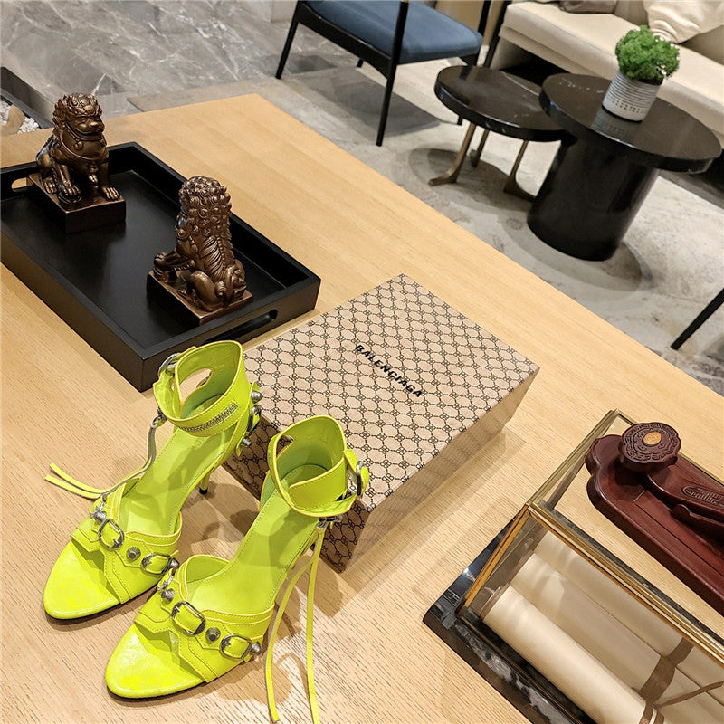 High Quality Luxury Balenciaga Studded Fishmouth Sandals product detail