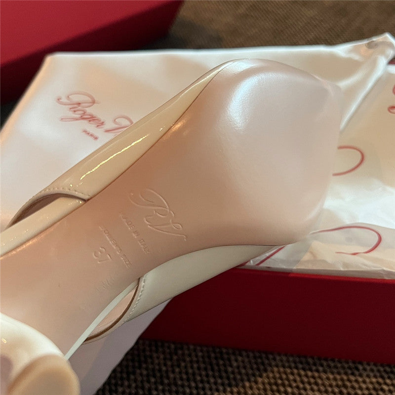 High Quality Luxury Roger Vivier New Side Drill Buckle High Heels – Style 50580 product detail