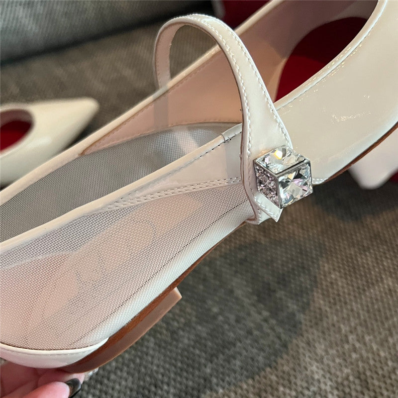 High Quality Luxury Roger Vivier New Side Drill Buckle High Heels – Style 79956 product detail