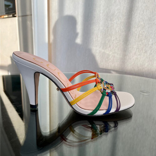 High Quality Luxury Gucci New Crystal Embellished Sandals And Slippers – Style 43059 product detail