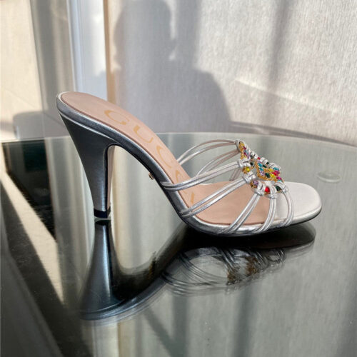 High Quality Luxury Gucci New Crystal Embellished Sandals And Slippers – Style 79219 product detail
