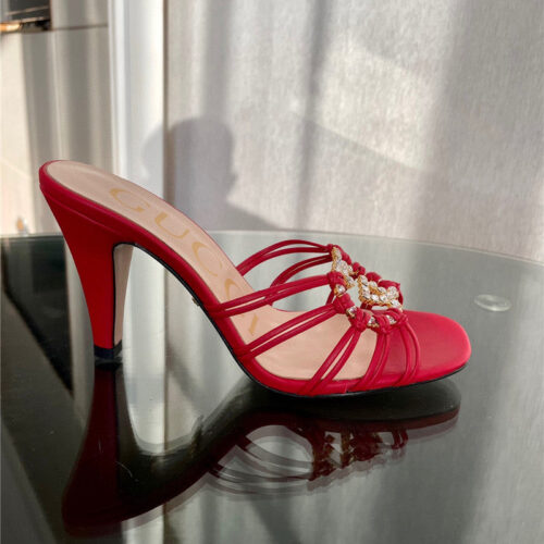 High Quality Luxury Gucci New Crystal Embellished Sandals And Slippers – Style 44755 product detail