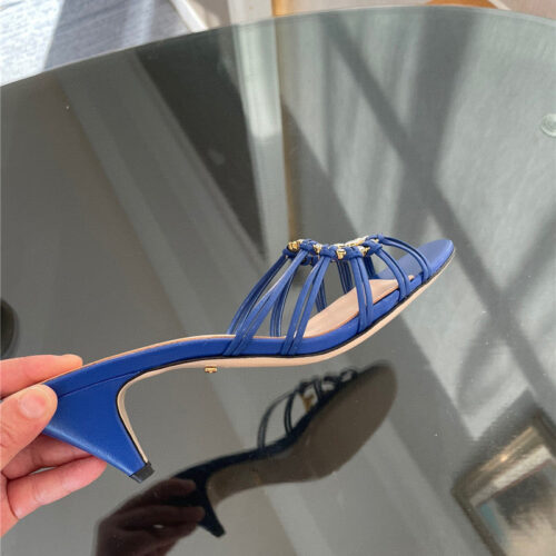 High Quality Luxury Gucci New Crystal Embellished Sandals And Slippers – Style 80915 product detail