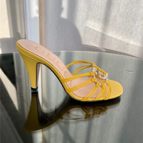 High Quality Luxury Gucci New Crystal Embellished Sandals And Slippers – Style 48147