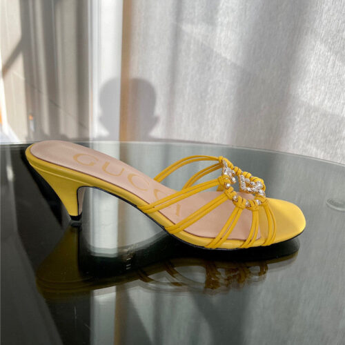 High Quality Luxury Gucci New Crystal Embellished Sandals And Slippers – Style 48147 product detail