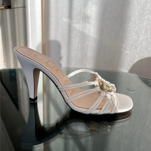 High Quality Luxury Gucci New Crystal Embellished Sandals And Slippers product detail