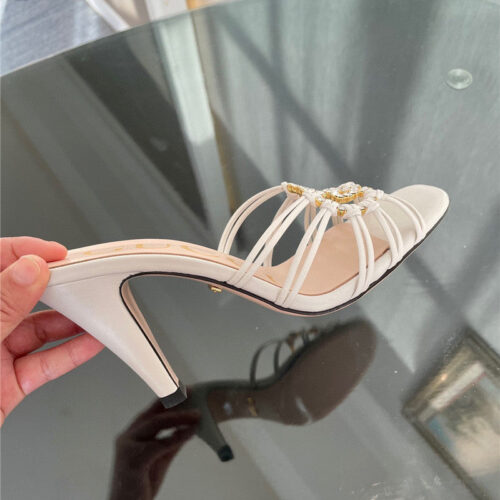 High Quality Luxury Gucci New Crystal Embellished Sandals And Slippers product detail