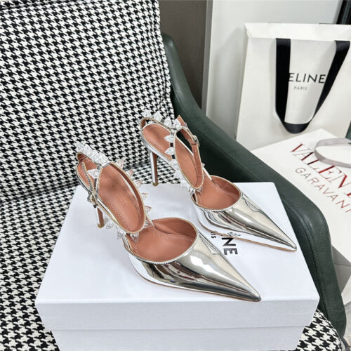 High Quality Luxury Amina Muaddi High Heel Sandals – Style 68163