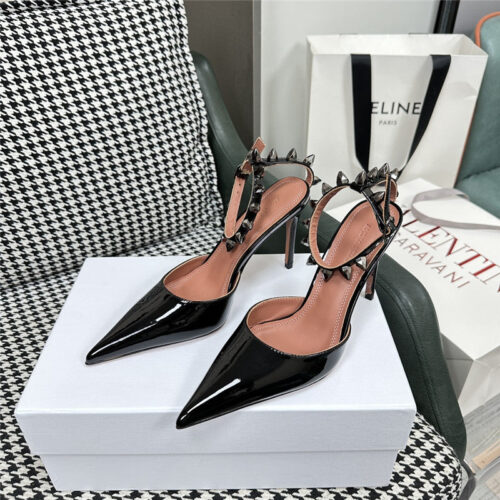 High Quality Luxury Amina Muaddi High Heel Sandals alternate view