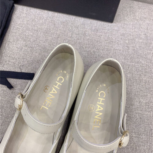 High Quality Luxury Chanel New Thick Heel Square Toe Shoes – Style 64006 product detail