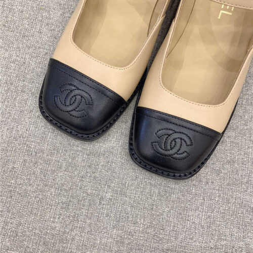 High Quality Luxury Chanel New Thick Heel Square Toe Shoes product detail
