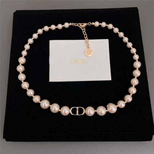 High Quality Luxury Dior Pearl Chain