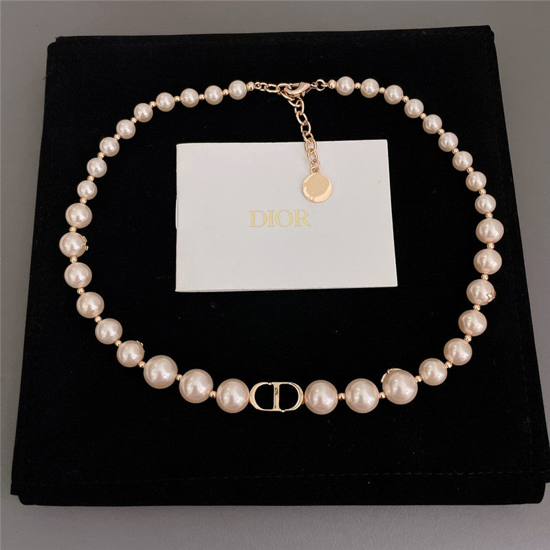 High Quality Luxury Dior Pearl Chain