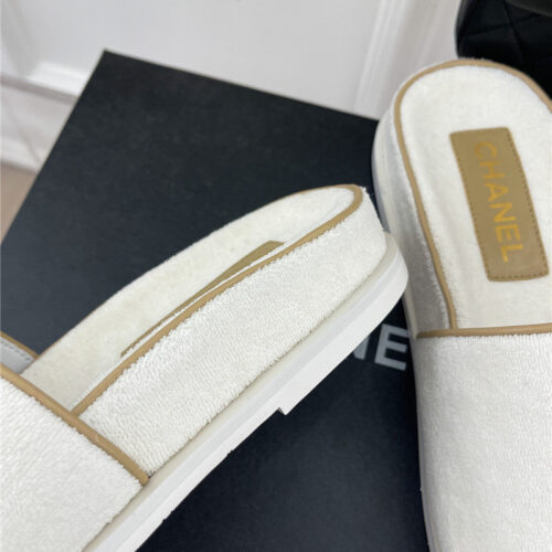 High Quality Luxury Chanel Rhombus Cc Logo Platform Slippers – Style 77126 product detail