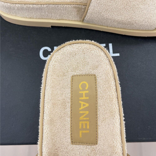 High Quality Luxury Chanel Rhombus Cc Logo Platform Slippers – Style 99718 product detail