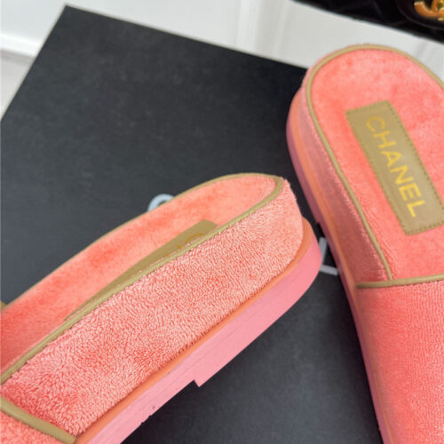 High Quality Luxury Chanel Rhombus Cc Logo Platform Slippers – Style 40966 product detail