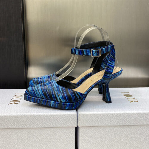 High Quality Luxury Dior Metal Buckle Platform Muller Womens Sandals – Style 12358 product detail