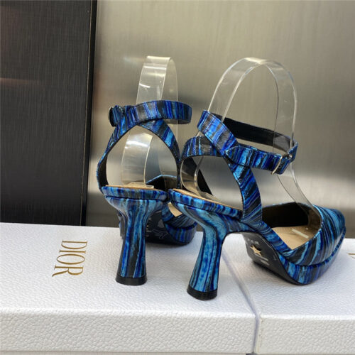 High Quality Luxury Dior Metal Buckle Platform Muller Womens Sandals – Style 12358 product detail