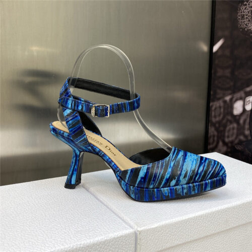 High Quality Luxury Dior Metal Buckle Platform Muller Womens Sandals – Style 12358 product detail