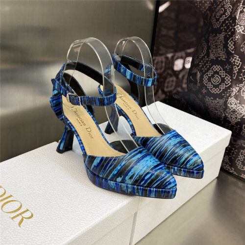 High Quality Luxury Dior Metal Buckle Platform Muller Womens Sandals – Style 12358