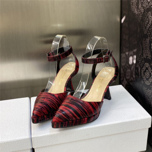 High Quality Luxury Dior Metal Buckle Platform Muller Womens Sandals – Style 19142 alternate view