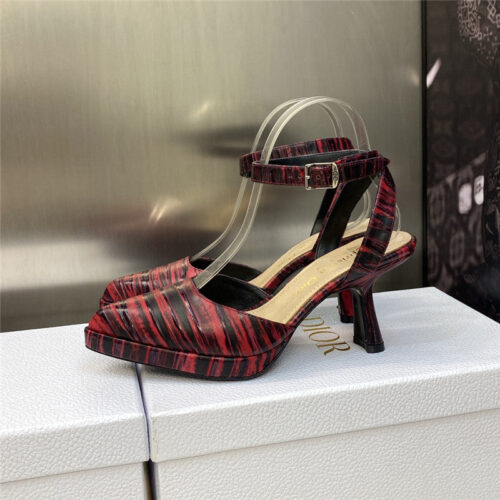 High Quality Luxury Dior Metal Buckle Platform Muller Womens Sandals – Style 19142 product detail
