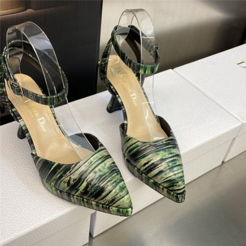 High Quality Luxury Dior Metal Buckle Platform Muller Womens Sandals product detail