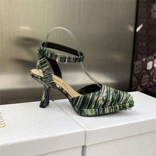 High Quality Luxury Dior Metal Buckle Platform Muller Womens Sandals product detail
