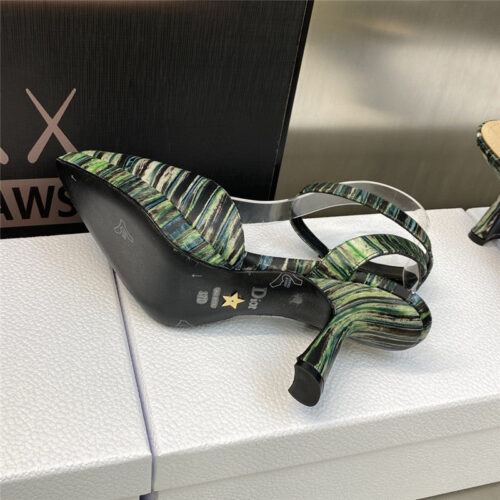 High Quality Luxury Dior Metal Buckle Platform Muller Womens Sandals product detail