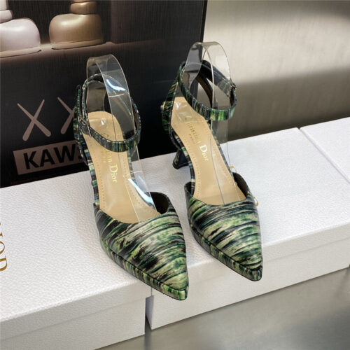 High Quality Luxury Dior Metal Buckle Platform Muller Womens Sandals product detail