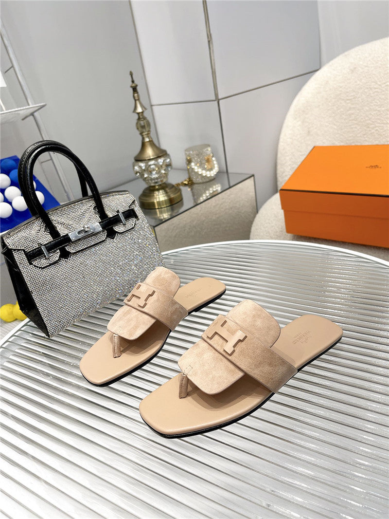 High Quality Luxury Hermes Classic H Buckle Sandals product detail