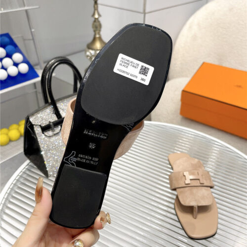 High Quality Luxury Hermes Classic H Buckle Sandals product detail