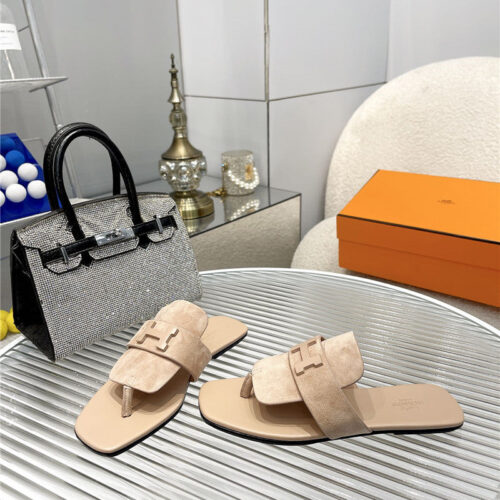 High Quality Luxury Hermes Classic H Buckle Sandals product detail