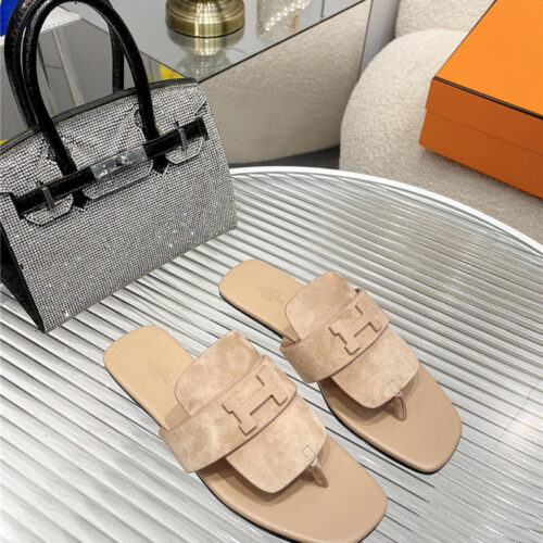 High Quality Luxury Hermes Classic H Buckle Sandals