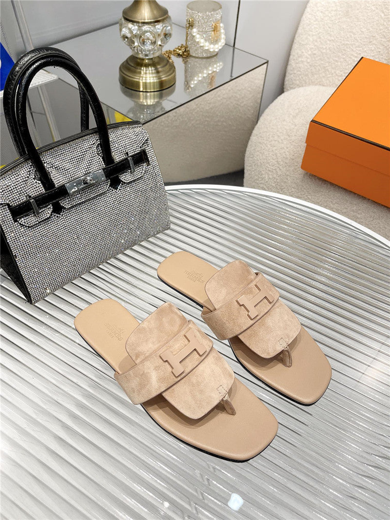 High Quality Luxury Hermes Classic H Buckle Sandals