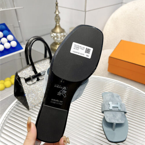 High Quality Luxury Hermes Classic H Buckle Sandals – Style 02179 product detail
