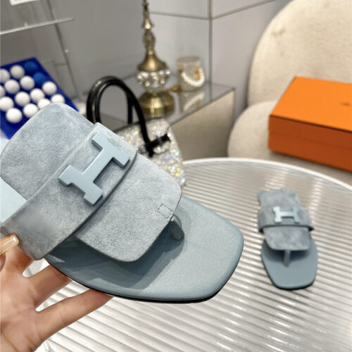 High Quality Luxury Hermes Classic H Buckle Sandals – Style 02179 product detail