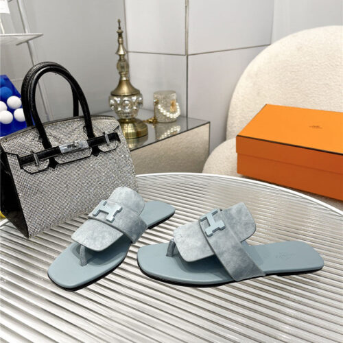 High Quality Luxury Hermes Classic H Buckle Sandals – Style 02179 alternate view