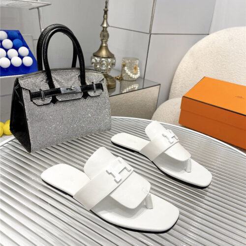 High Quality Luxury Hermes Classic H Buckle Sandals – Style 69411 product detail