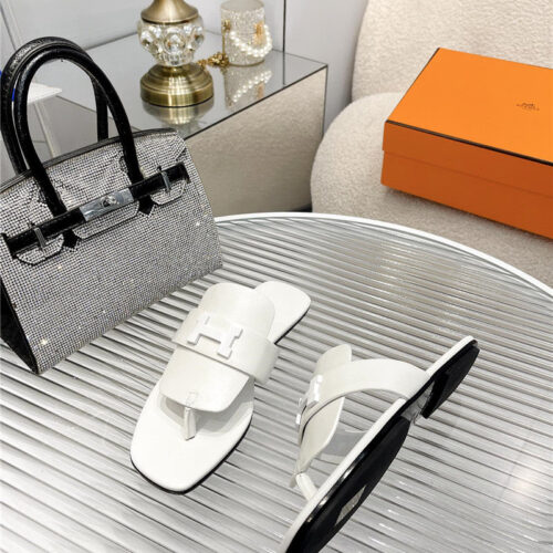 High Quality Luxury Hermes Classic H Buckle Sandals – Style 69411 product detail