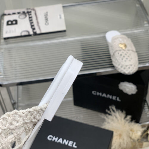 High Quality Luxury Chanel Hollow Roman Slippers – Style 47910 product detail