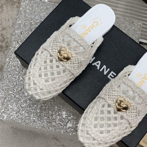 High Quality Luxury Chanel Hollow Roman Slippers – Style 47910 product detail